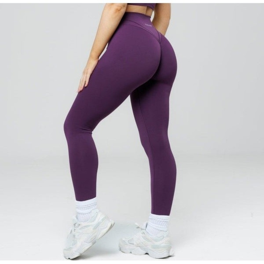 NWT Paragon RecStretch Icon High Rise Sculptseam Plus Contour Legging - PLUM XL - Picture 7 of 7